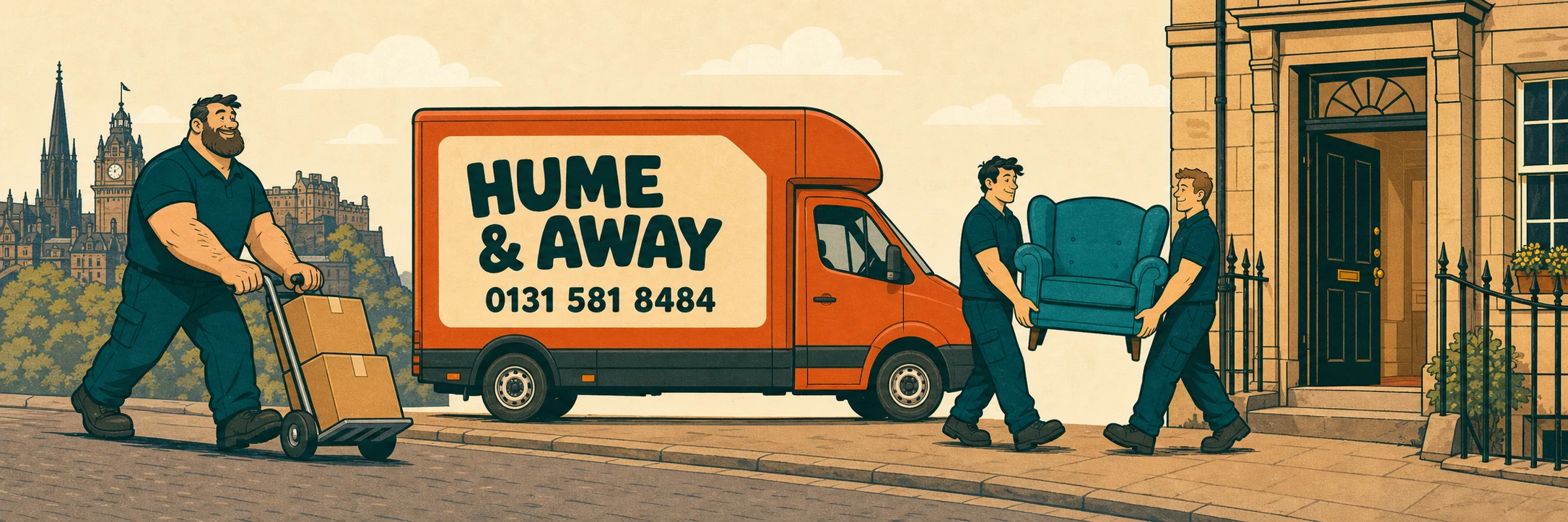 Hume and Away removals website demonstration